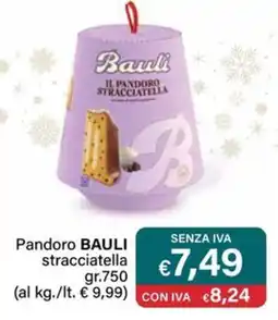 Altasfera Pandoro BAULI stracciatella offerta