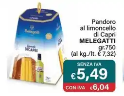 Altasfera Pandoro al limoncello di Capri MELEGATTI offerta