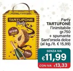 Altasfera Party TARTUFONÉ l'inimitabile offerta