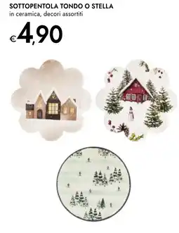 Bennet Sottopentola tondo o stella in ceramica offerta