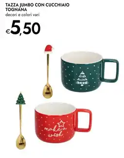 Bennet Tazza jumbo con cucchiaio tognana offerta