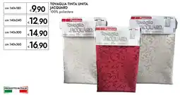Bennet Tovaglia tinta unita jacquard 100% poliestere offerta