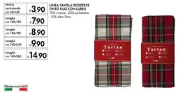 Bennet LINEA TAVOLA SCOZZESE TINTO FILO CON LUREX offerta