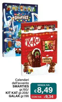 Altasfera Calendari dell'avvento SMARTIES KIT KAT/ GALAK offerta