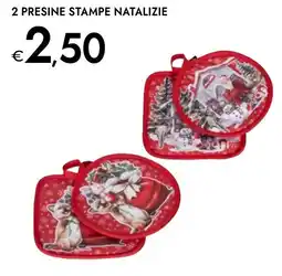Bennet 2 presine stampe natalizie offerta