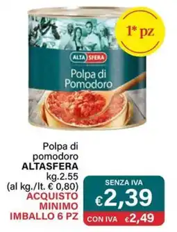 Altasfera Polpa di pomodoro ALTASFERA offerta
