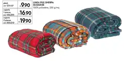 Bennet Linea pile sherpa scozzese offerta