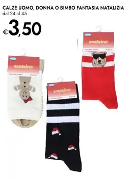 Bennet Calze uomo, donna o bimbo fantasia natalizia offerta