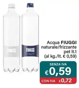 Altasfera Acqua FIUGGI naturale/frizzante pet offerta