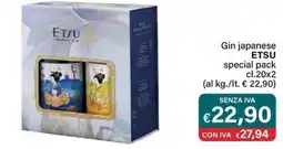 Altasfera Gin japanese ETSU special pack offerta
