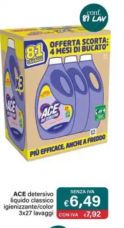 Altasfera ACE detersivo liquido classico igienizzante/color offerta