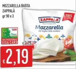 Sisa Mozzarella busta ZAPPALÀ offerta