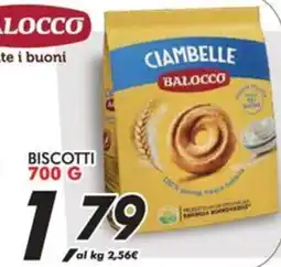 Coop Balocco biscotti offerta
