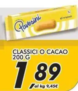 Coop Pavesini classici o cacao offerta