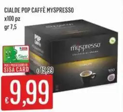 Sisa Cialde pop caffè myspresso offerta