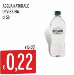 Sisa Acqua naturale LEVISSIMA offerta