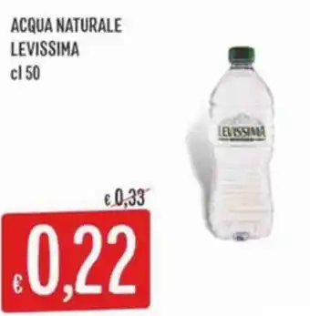 Sisa Acqua naturale LEVISSIMA offerta