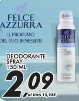 Coop Felce azzurra deodorante spray offerta