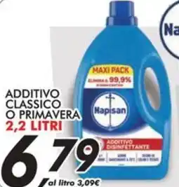 Coop Napisan additivo classico o primavera offerta
