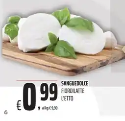 Coop Sanguedolce fiordilatte l'etto offerta