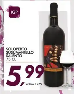 Coop Soloperto susumaniello salento offerta