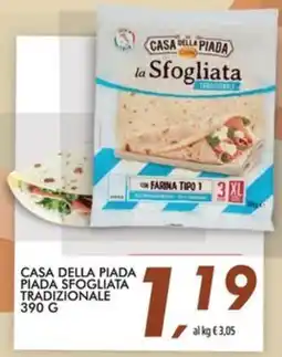 Coop Casa della piada piada sfogliata tradizionale offerta