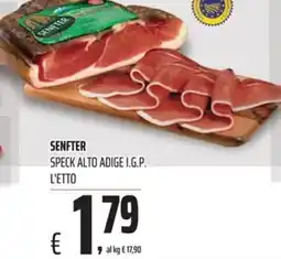 Coop Senfter senfter speck alto adige i.g.p. offerta