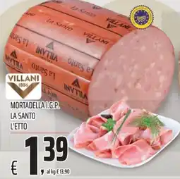 Coop Villani 1886 mortadella i.g.p. la santo offerta