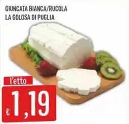 Sisa Giuncata bianca/rucola la golosa di puglia offerta