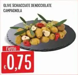 Sisa Olive schiacciate denocciolate campagnola offerta