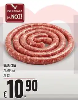 Coop Salsiccia zampina offerta