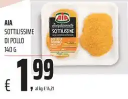 Coop Aia sottilissime di pollo offerta