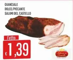 Sisa Guanciale dolce/piccante salumi del castello offerta