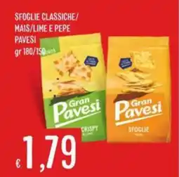 Sisa Sfoglie classiche/ mais/lime e pepe PAVESI offerta