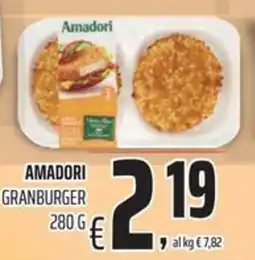 Coop Amadori granburger offerta
