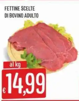 Sisa Fettine scelte di bovino adulto offerta