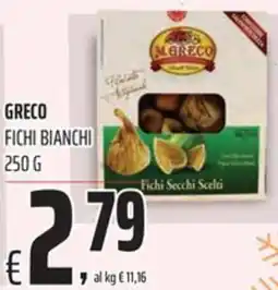 Coop Greco fichi bianchi offerta