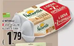Coop Le naturelle 8 uova da galline allevate a terra offerta
