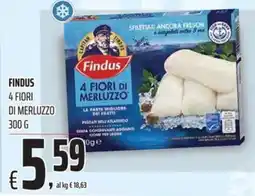 Coop Findus 4 fiori di merluzzo offerta