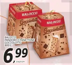 Coop Balocco pandoro o panettone gocciolotto offerta