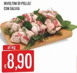 Sisa Involtini di pollo/ con salvia offerta