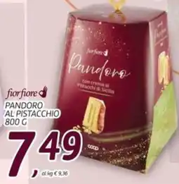 Coop Fior fiore pandoro al pistacchio offerta