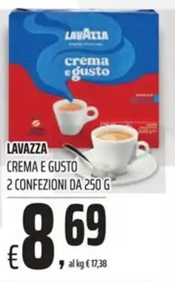 Coop Lavazza crema e gusto 2 confezioni offerta