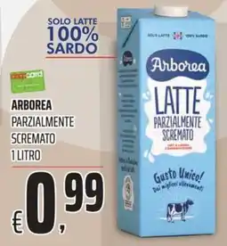 Coop Arborea parzialmente scremato offerta