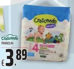 Coop Crescendo pannolini offerta