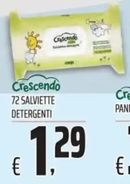 Coop Crescendo 72 salviette detergenti offerta
