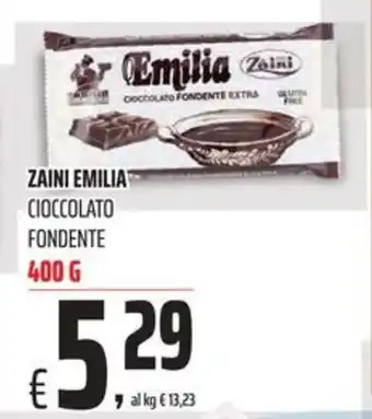 Coop Zaini emilia cioccolato fondente offerta