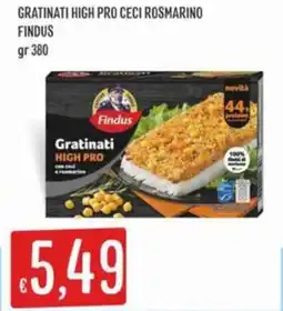 Sisa Gratinati high pro ceci rosmarino FINDUS offerta