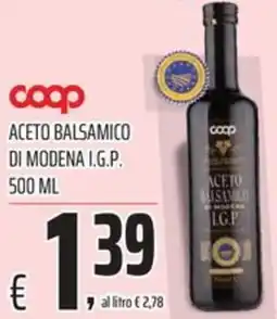 Coop Coop aceto balsamico di modena i.g.p. offerta