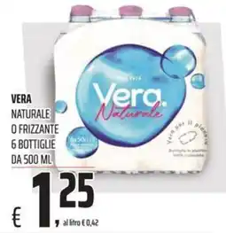 Coop Vera naturale o frizzante offerta